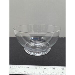 Krosno Clear Glass Serving Bowl Poland Durable & Elegant